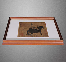 灵台书画装裱配框服务案例