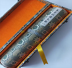 灵台书画装裱案例